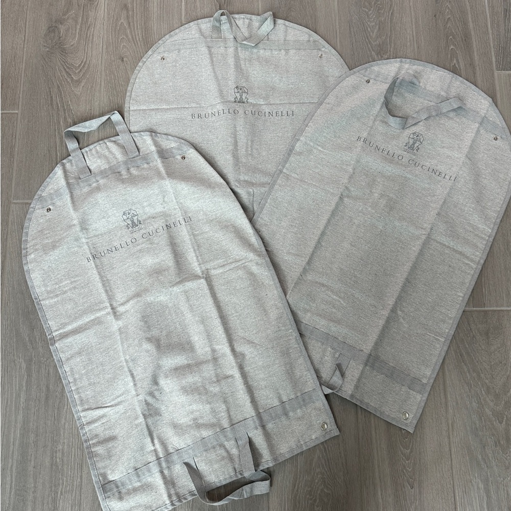 BRUNELLO CUCINELLI 3 GARMENT BAG